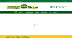 Desktop Screenshot of beefysskips.com